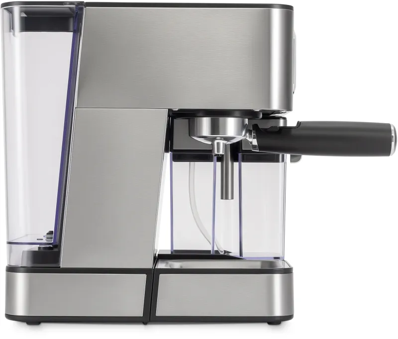 Кофеварка рожковая Hyundai HEM-5306 1350Вт серебристый/черный