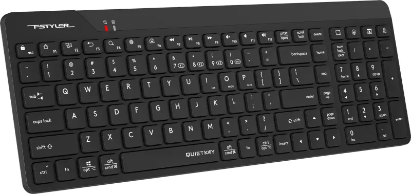 Клавиатура A4Tech Fstyler FBK23 AS черный USB беспроводная BT/Radio (FBK23 AS)