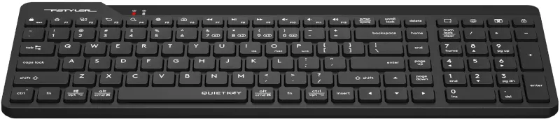 Клавиатура A4Tech Fstyler FBK23 AS черный USB беспроводная BT/Radio (FBK23 AS)
