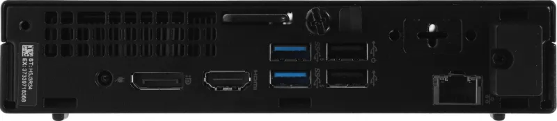 Неттоп Dell Optiplex 7020 Micro i3 14100T (2.7) 16Gb SSD512Gb UHDG 730 Linux Ubuntu GbitEth 260W мышь клавиатура черный (7020-3620)