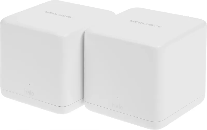 Бесшовный Mesh роутер Mercusys Halo H60X(2-pack) AX1500 10/100/1000BASE-TX белый (упак.:2шт)