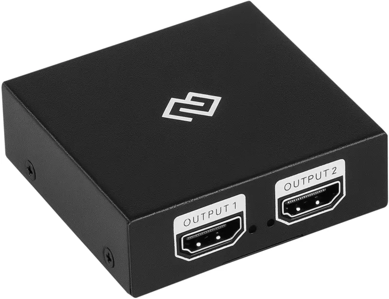 Сплиттер аудио-видео Digma DHSP-v1.4x2 HDMI (f)/2хHDMI (f) черный