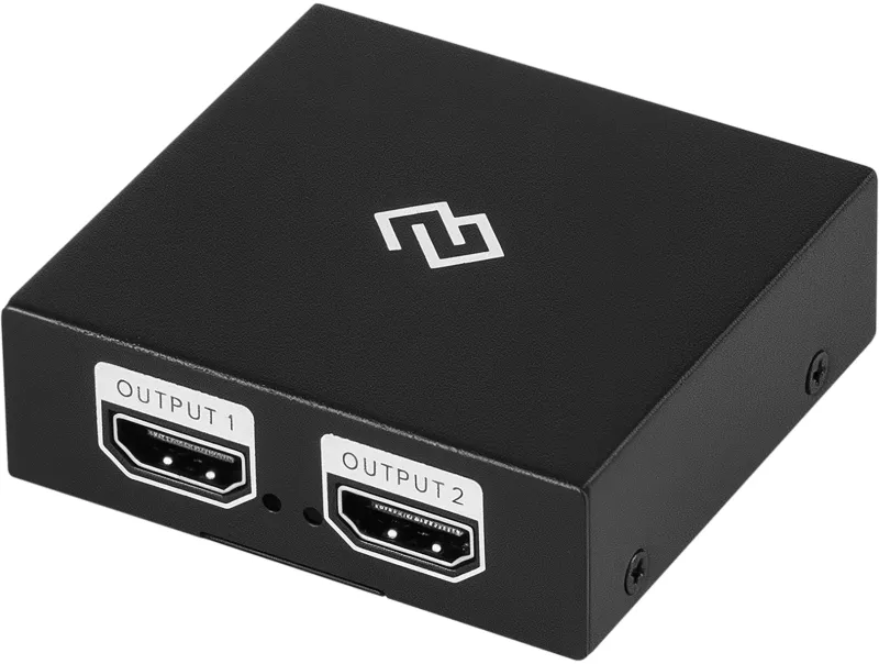 Сплиттер аудио-видео Digma DHSP-v1.4x2 HDMI (f)/2хHDMI (f) черный