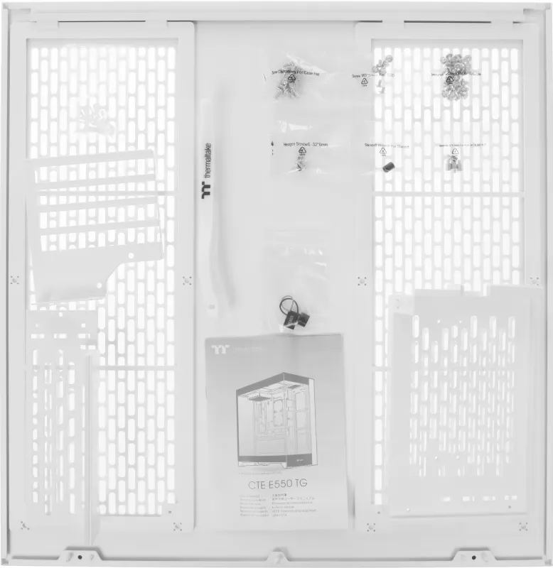 Корпус Thermaltake CTE E550 TG белый без БП ATX 3x140mm 2xUSB3.0 audio bott PSU