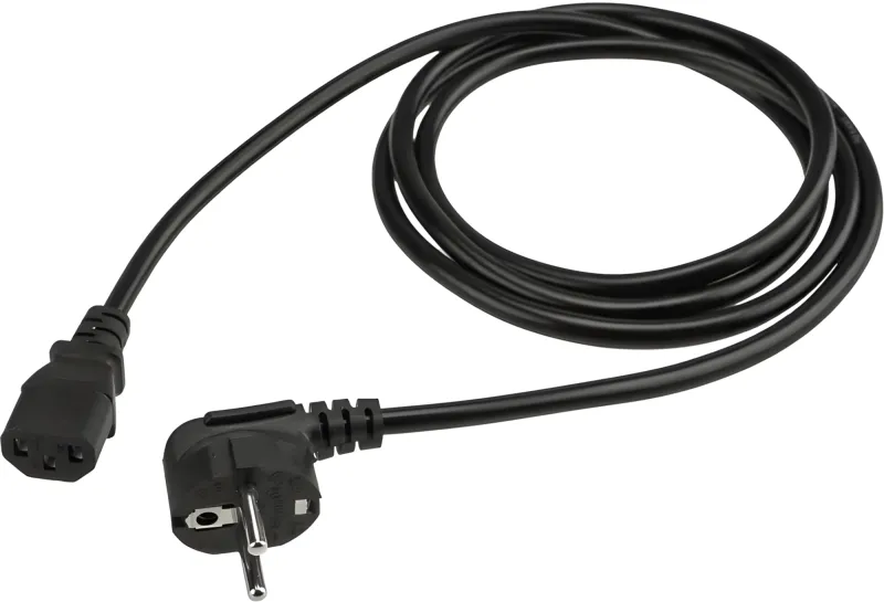 Шнур питания Rexant 11-1121 C13-Schuko проводник.:3x0.75мм2 1.8м 220В 6А (упак.:1шт) черный