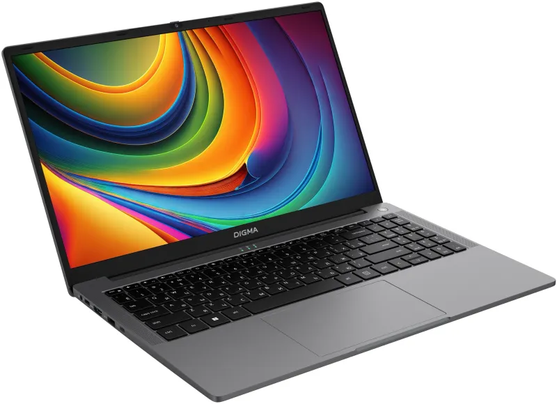 Ноутбук Digma EVE i5980 Core M3 8100Y 16Gb SSD512Gb Intel UHD Graphics 615 15.6" IPS FHD (1920x1080) Windows 11 Professional grey WiFi BT Cam 5000mAh (DN15CM-ADXW01)