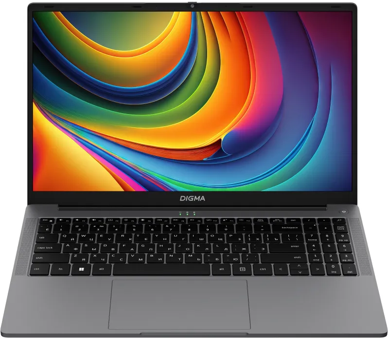 Ноутбук Digma EVE i5980 Core M3 8100Y 16Gb SSD512Gb Intel UHD Graphics 615 15.6" IPS FHD (1920x1080) Windows 11 Professional grey WiFi BT Cam 5000mAh (DN15CM-ADXW01)