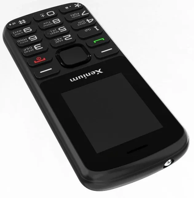 Мобильный телефон XENIUM X170 черный моноблок 2Sim 1.77" 128x160 Nucleus 0.3Mpix GSM900/1800 MP3 FM microSD max32Gb