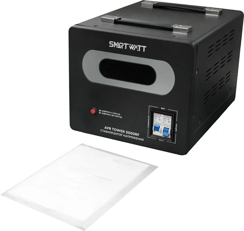 Стабилизатор напряжения Smartwatt Tower 5000RF 5000ВА черный