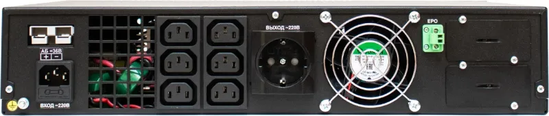 ШТИЛЬ ИБП 1000 ВА; 1 фазный; on-line; батарея: 36В, ext (no incl), ЗУ 5А; 2U; rack / tower