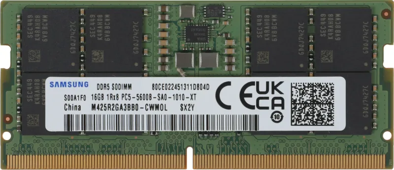 Samsung DDR5 16GB SO-DIMM 5600MHz (M425R2GA3BB0-CWM) 1 year, OEM