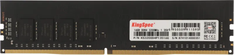 Оперативная память KingSpec DDR4 16G 3200MHZ PC (KS3200D4P13516G)