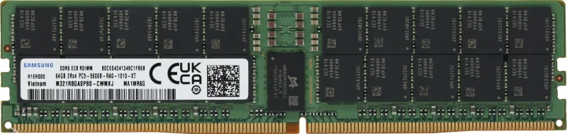 Память DDR5 64GB 5600MHz Samsung M321R8GA0PB0-CWM OEM PC5-44800 CL40 DIMM ECC 288-pin 1.1В dual rank OEM