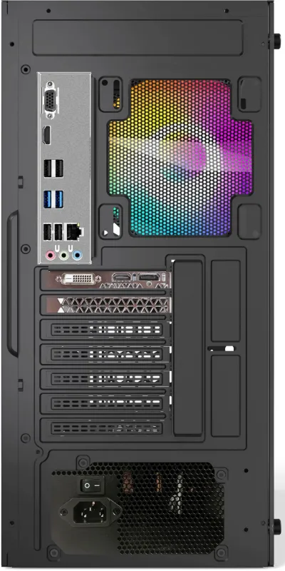 ПК Teclast G01 i3 12100F (3.3) 16Gb SSD512Gb RTX3050 6Gb Windows 11 Professional GbitEth 500W черный (G01 12100F16G5123050KRU)