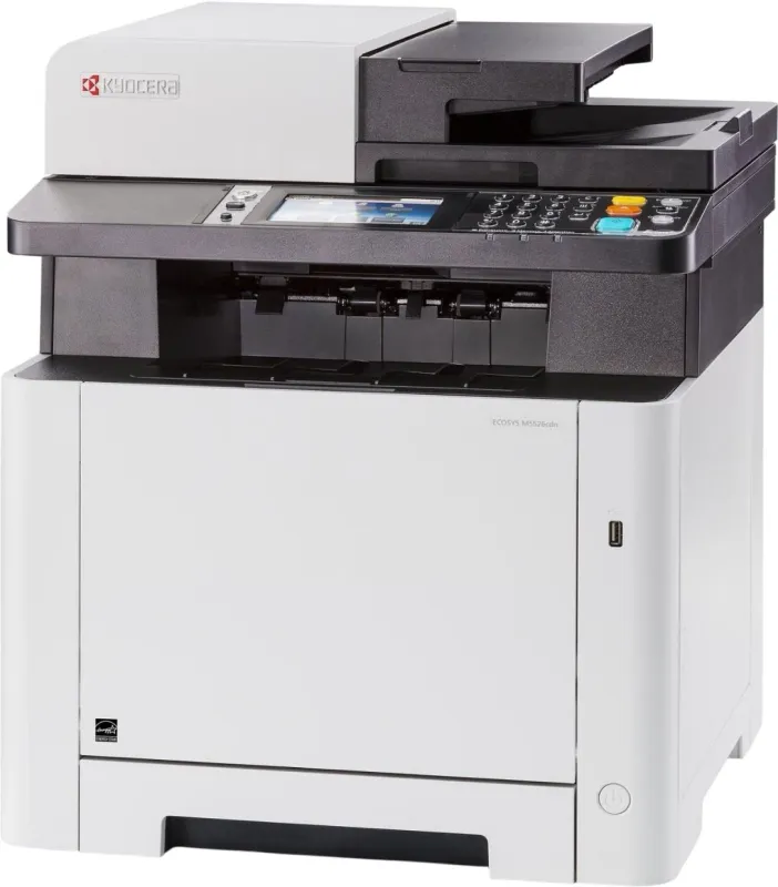 Мфу лазерный цветной Kyocera ECOSYS M5526cdn, P/C/S/F, цв.лазерный, A4, 26 стр/мин, 1200x1200 dpi, 512 Мб, USB 2.0, Network, лоток 250 л., Duplex, автопод., старт.тонер 1200 стр.