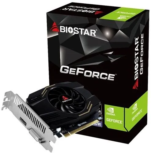 Видеокарта Biostar PCI-E 4.0 GT1030-4GB DDR4 NVIDIA GeForce GT 1030 4Gb 64bit DDR4 2000/1152 DVIx1 HDMIx1 HDCP Ret