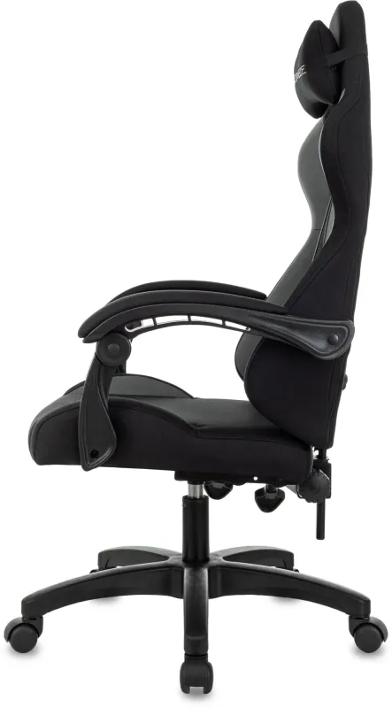 Кресло игровое Zombie Void черный/серый с подголов. крестов. пластик