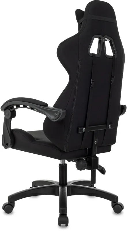 Кресло игровое Zombie Void черный/серый с подголов. крестов. пластик