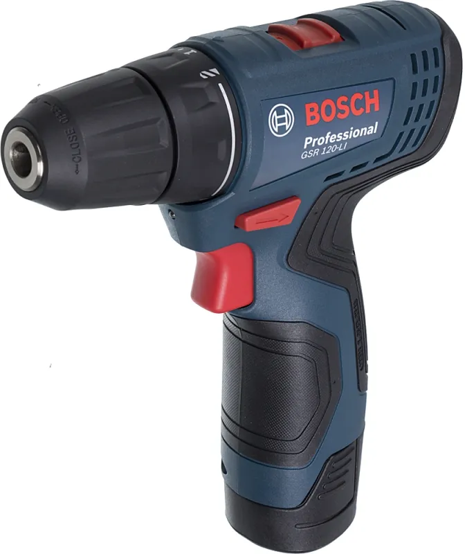 Дрель-шуруповерт Bosch GSR 120-LI аккум. патрон:быстрозажимной (кейс в комплекте) (06019G8000)
