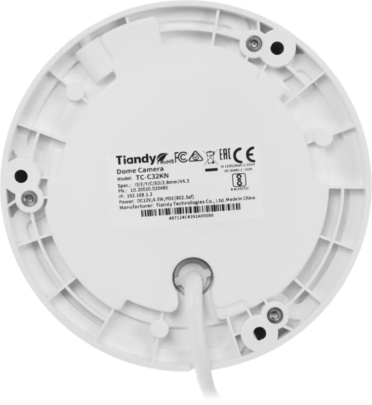 Камера видеонаблюдения IP Tiandy Super Lite TC-C32KN I3/E/Y/C/SD/2.8mm/V4.3 2.8-4.3мм цв. (TC-C32KN I3/E/Y/C/SD/2.8/V4.3)