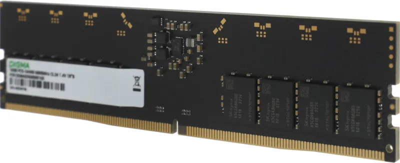 Память DDR5 16GB 6800MHz Digma DGMAD56800016S RTL PC5-54400 CL34 DIMM 288-pin 1.4В single rank Ret