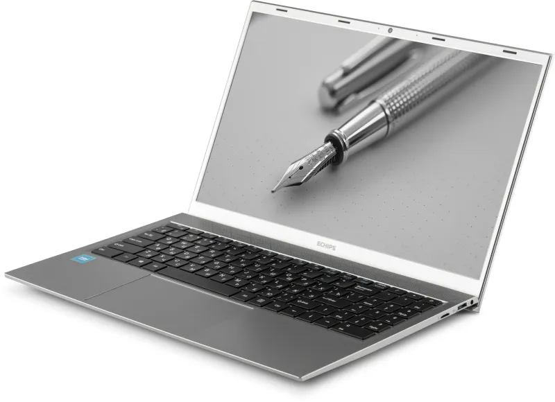 Ноутбук Echips Envy NB156A Celeron N5095 8Gb SSD240Gb Intel UHD Graphics 15.6" IPS FHD (1920x1080) Windows 11 Home grey WiFi BT Cam 4500mAh