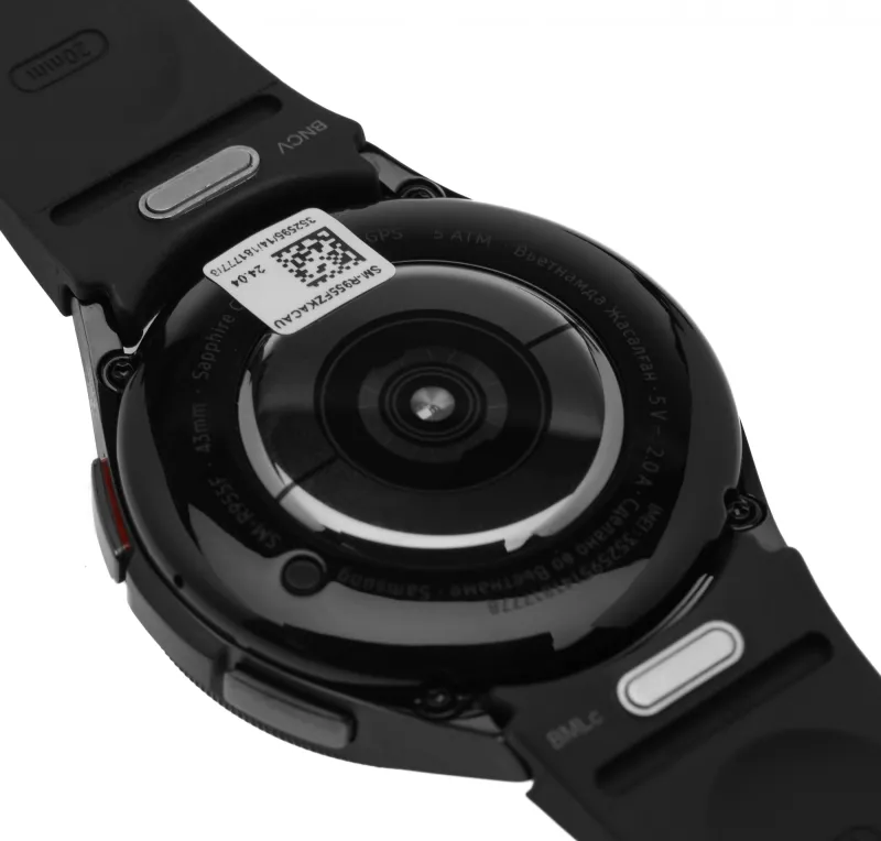 Смарт-часы Samsung Galaxy Watch 6 Classic LTE 43мм 1.3" AMOLED корп.черный рем.черный (SM-R955FZKACAU)