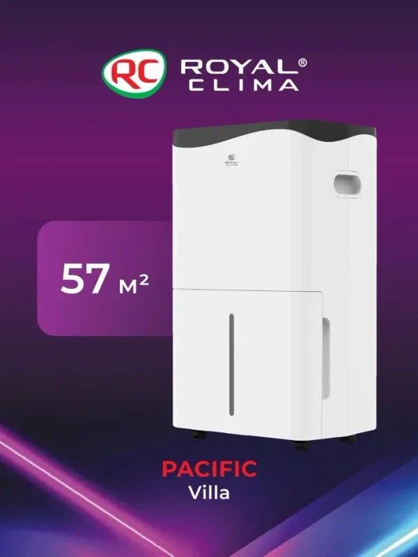 Осушитель воздуха Royal Clima Pacific Studio RD-PC40-E 535Вт бытовой белый