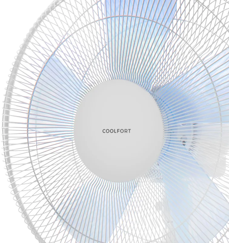 Вентилятор напольный Coolfort CF-2029 40Вт скоростей:3 белый
