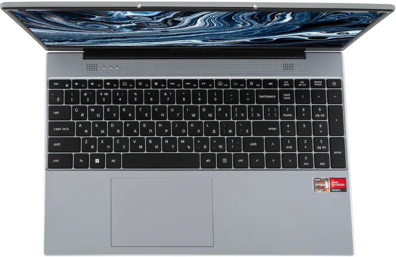 Ноутбук Digma Pro Breve Ryzen 5 Pro 5675U 8Gb SSD512Gb AMD Radeon 15.6" IPS FHD (1920x1080) Windows 11 Professional silver WiFi BT Cam 4500mAh (DN16N1-8CXW01)