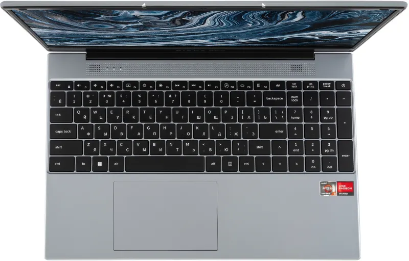 Ноутбук Digma Pro Breve Ryzen 5 Pro 5675U 16Gb SSD512Gb AMD Radeon 15.6" IPS FHD (1920x1080) Windows 11 Professional silver WiFi BT Cam 4500mAh (DN15R5-ADXW08)