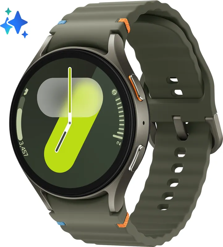 Смарт-часы Samsung Galaxy Watch 7 LTE 44мм 1.5" Super AMOLED корп.зеленый рем.зеленый (SM-L315FZGACAU)