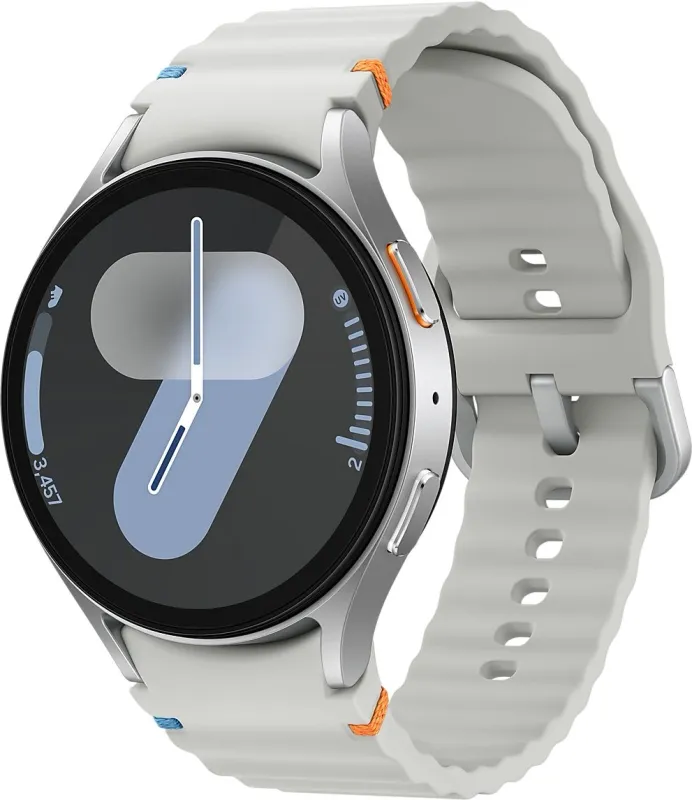 Смарт-часы Samsung Galaxy Watch 7 LTE 44мм 1.5" Super AMOLED корп.серебристый рем.серебристый (SM-L315FZSACAU)