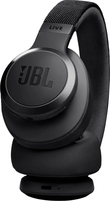 Гарнитура накладные JBL Live 770NC 2м черный беспроводные bluetooth оголовье (JBLLIVE770NCBLK)