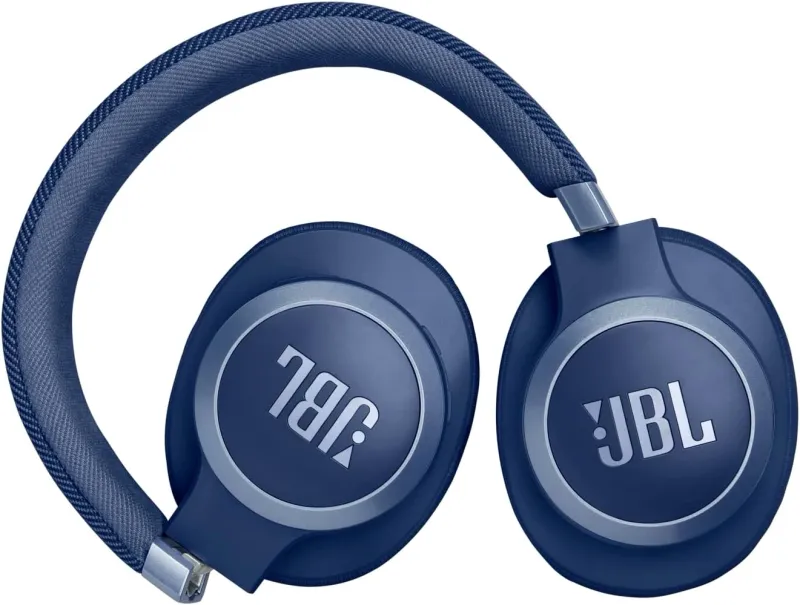 Гарнитура накладные JBL Live 770NC 2м синий беспроводные bluetooth оголовье (JBLLIVE770NCBLU)