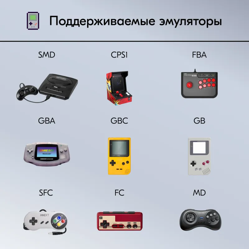 Игровая консоль KingPrice Portable X1 красный/синий