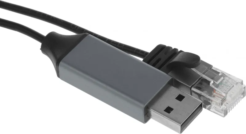 Кабель Buro BU-USB-A-LAN100-2m USB 2.0 A(m) RJ-45 (m) 2м (пакет)
