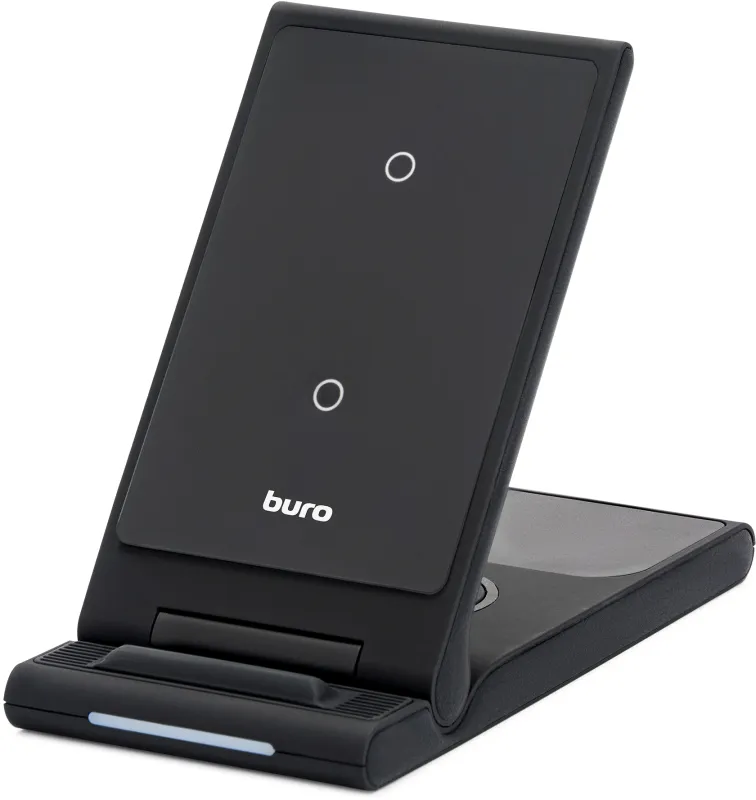 Беспроводное зар./устр. Buro CWC-QC5 15W 3A (QI) USB-C универсальное черный (CWC-QC5A15BK)