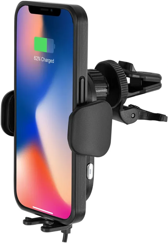 Автомобильное зар./устр. Buro BUQC15 15W 2.5A (QI) USB-C универсальное черный (BUQ15AC00BK)