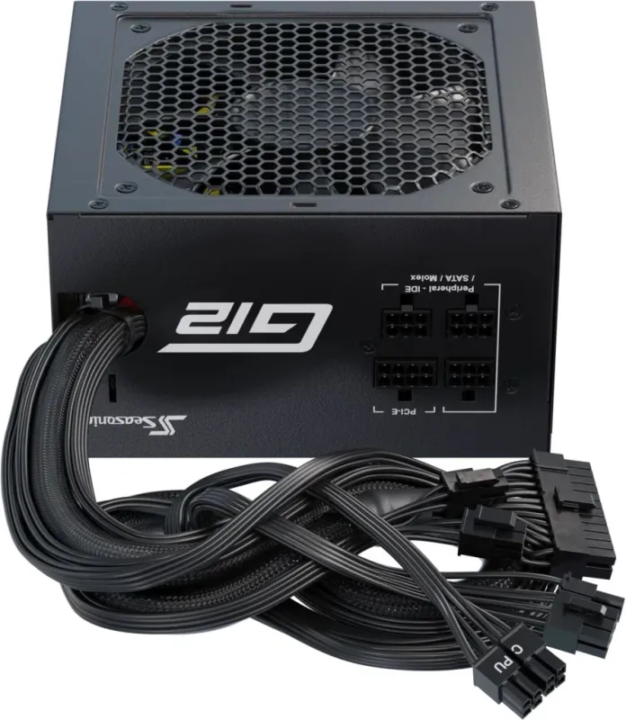 Блок питания Seasonic ATX 650W G12 GM-650 80+ gold (20+4pin) APFC 120mm fan 6xSATA RTL