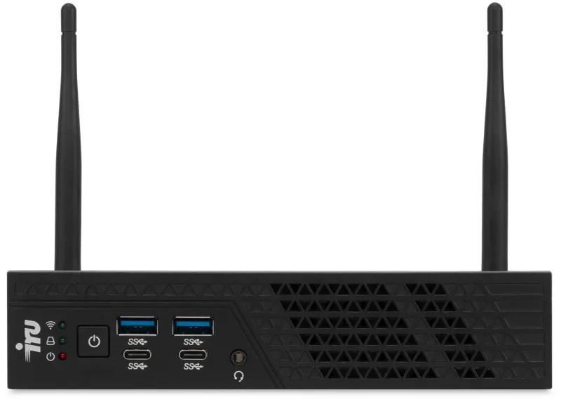 Неттоп IRU 310H6ITF i3 12100 (3.3) 8Gb SSD256Gb UHDG 730 Windows 11 Professional GbitEth BT черный (2031363)