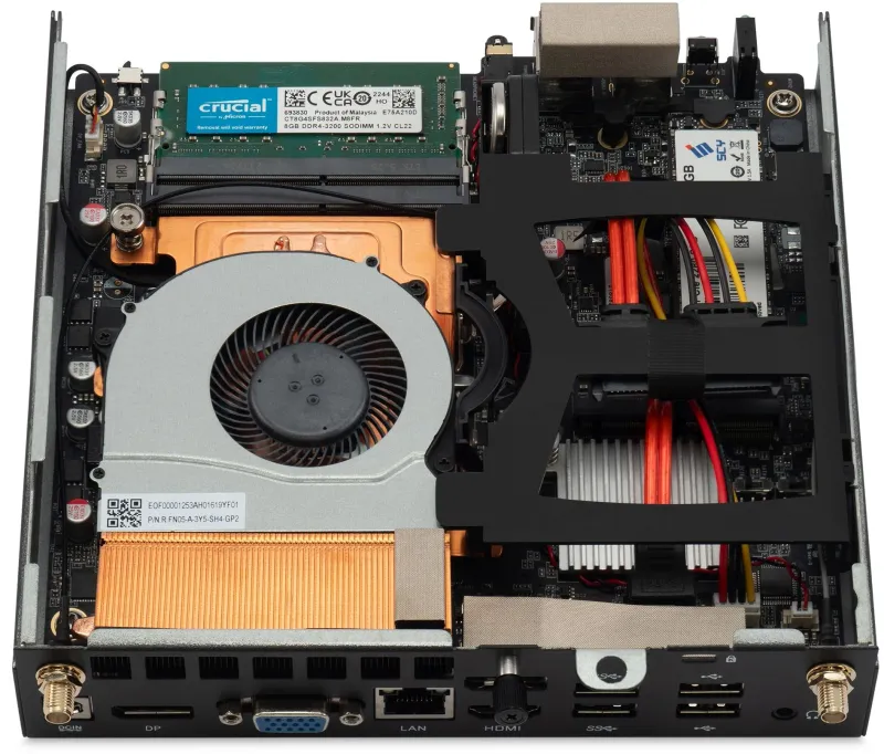 Неттоп IRU 310H6ITF i3 12100 (3.3) 8Gb SSD256Gb UHDG 730 Windows 11 Professional GbitEth BT черный (2031363)