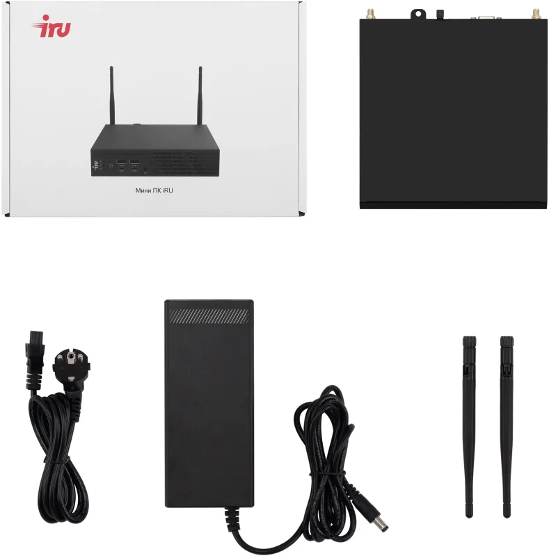 Неттоп IRU 310H6ITF i5 12400 (2.5) 16Gb SSD512Gb UHDG 730 Windows 11 Professional GbitEth BT черный (2031374)