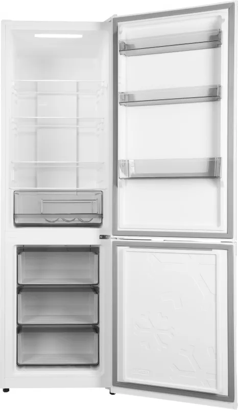 Холодильник Hyundai CC35083F белое стекло 2-хкамерн. белый