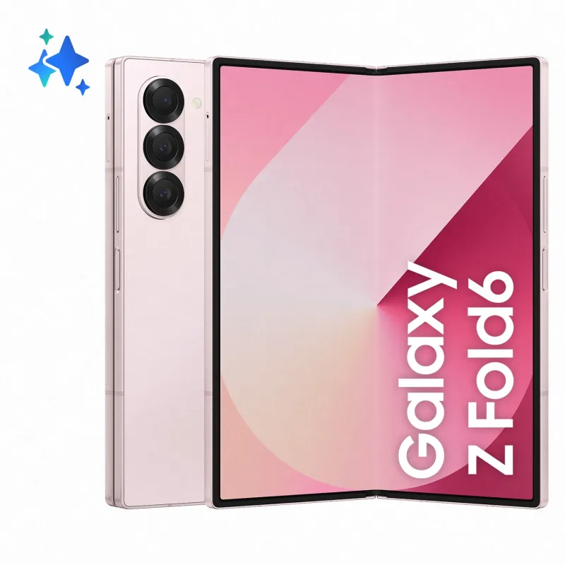 Смартфон Samsung SM-F956B Galaxy Z Fold 6 5G 512Gb 12Gb розовый раскладной 3G 4G 2Sim 7.6" 1856x2160 Android 14 50Mpix 802.11 a/b/g/n/ac/ax NFC GPS GSM900/1800 GSM1900 TouchSc Protect