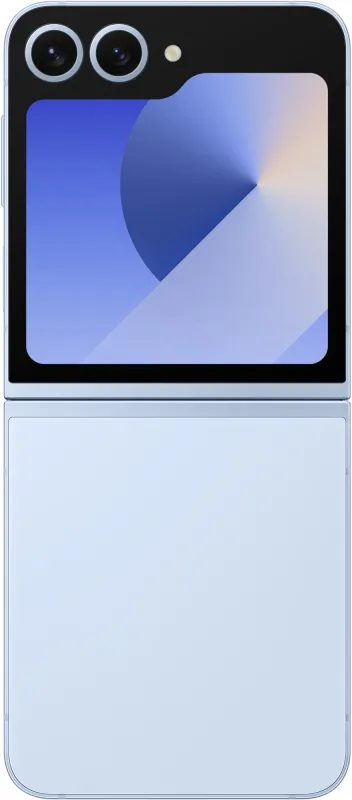 Смартфон Samsung SM-F741B Galaxy Z Flip 6 256Gb 12Gb голубой раскладной 3G 4G 1Sim 6.7" 1080x2640 Android 14 50Mpix 802.11 a/b/g/n/ac/ax NFC GPS GSM900/1800 GSM1900 TouchSc Protect