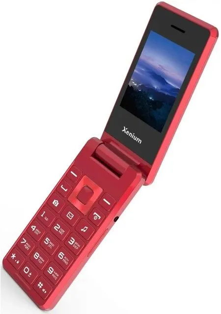 Мобильный телефон XENIUM X600 красный моноблок 1.77" 128x160 Nucleus 0.3Mpix GSM900/1800 MP3