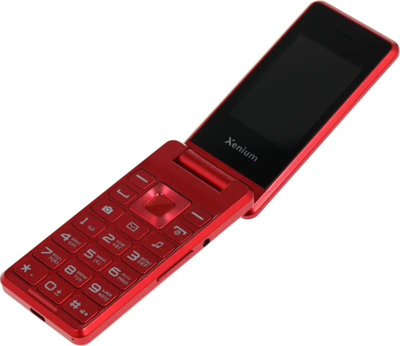 Мобильный телефон XENIUM X600 красный моноблок 1.77" 128x160 Nucleus 0.3Mpix GSM900/1800 MP3