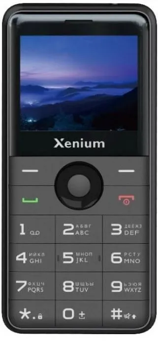 Мобильный телефон XENIUM X700 черный моноблок 1.77" 128x160 Nucleus 0.3Mpix GSM900/1800 MP3