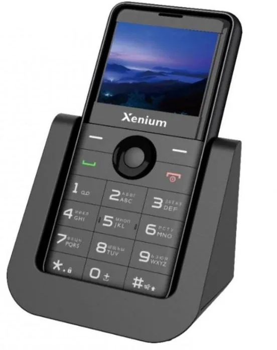 Мобильный телефон XENIUM X700 черный моноблок 1.77" 128x160 Nucleus 0.3Mpix GSM900/1800 MP3